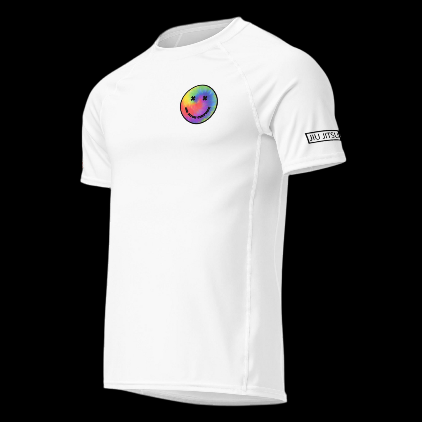 Tie Dye Smiley Short Sleeve Rashguard