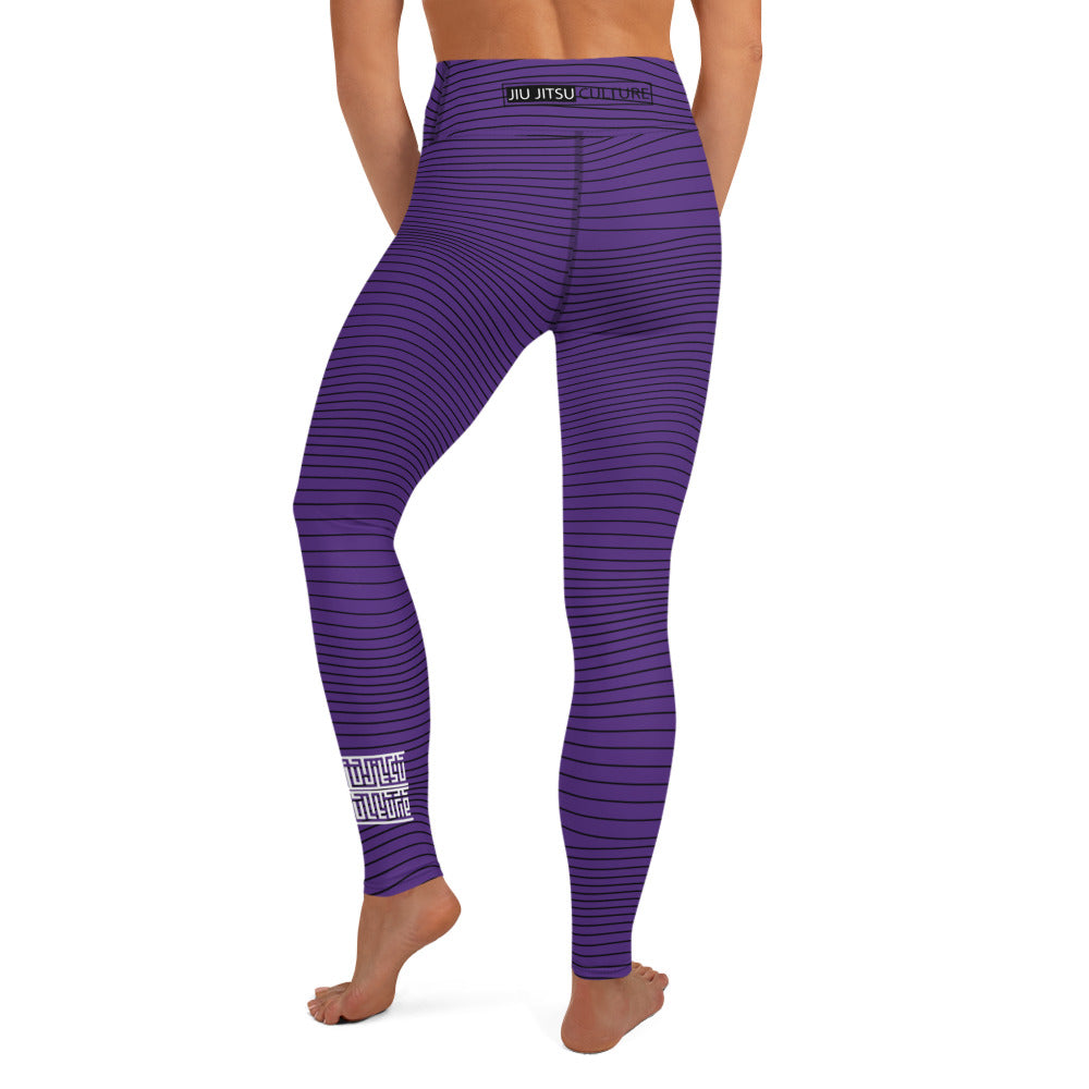 Women's Purple Wave Leggings