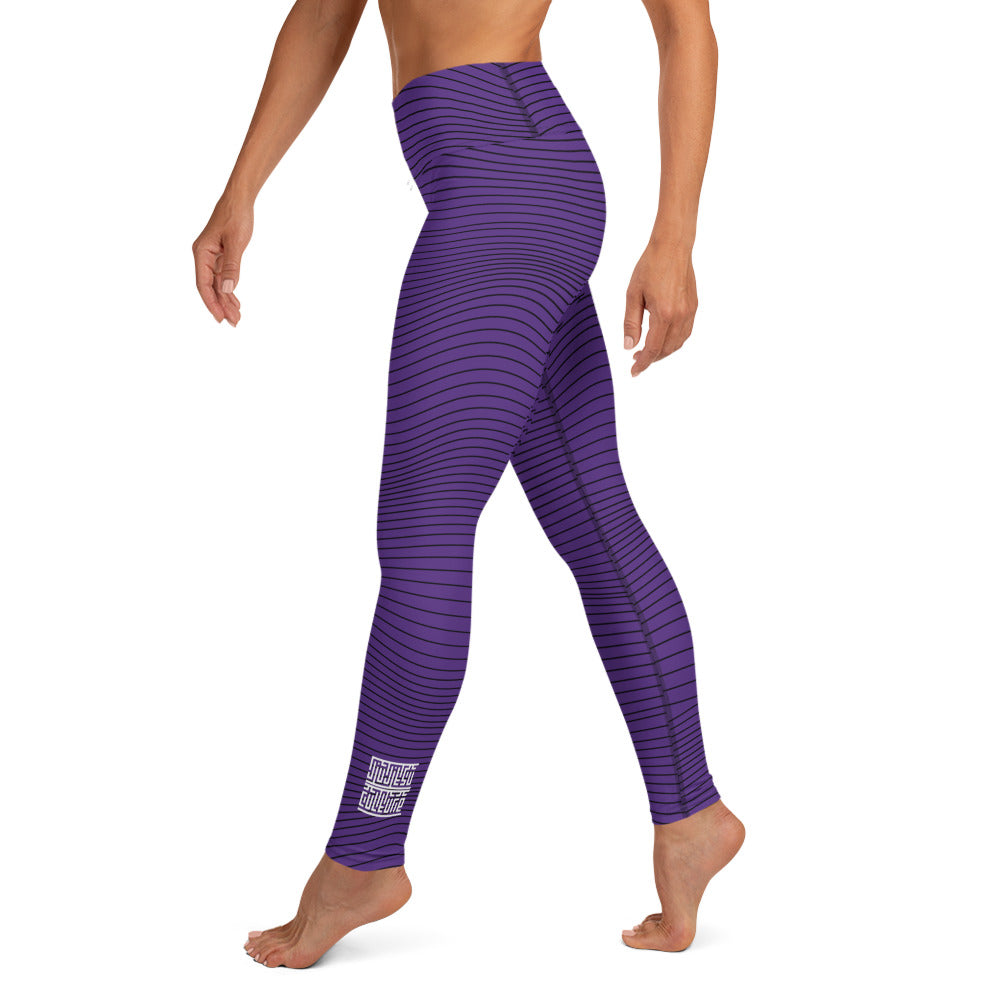 Women's Purple Wave Leggings