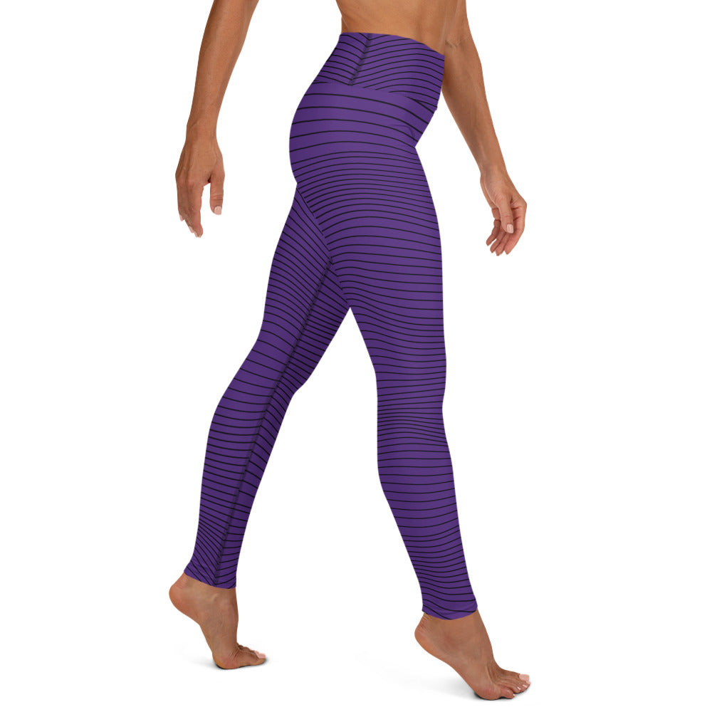 Women's Purple Wave Leggings