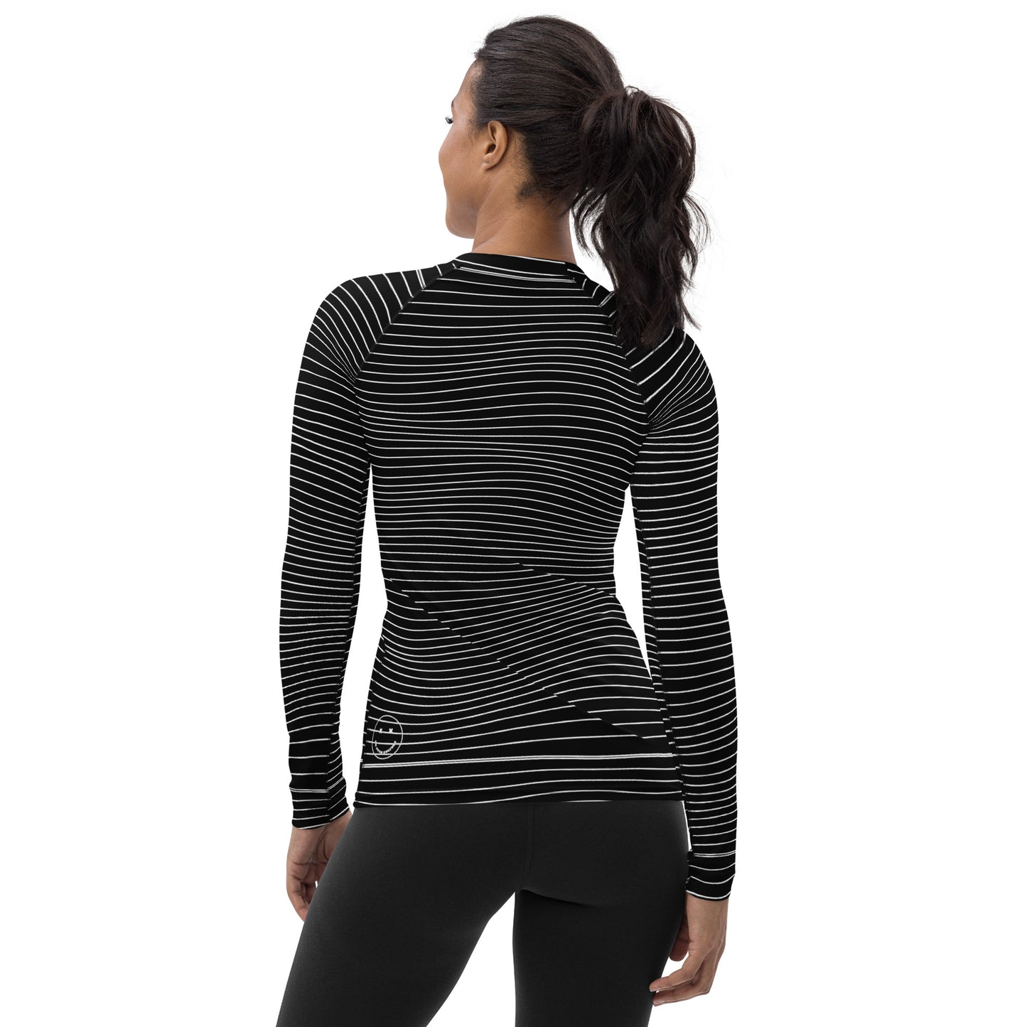 Women's Black Wave Rashguard