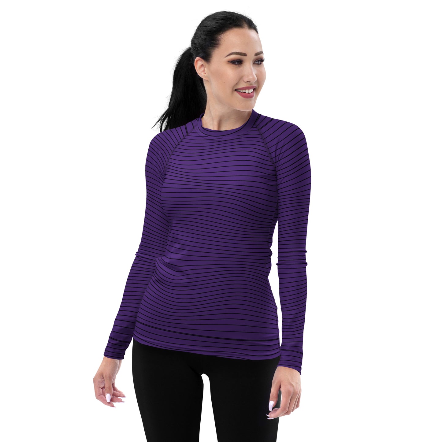 Women's Purple Wave Rashguard