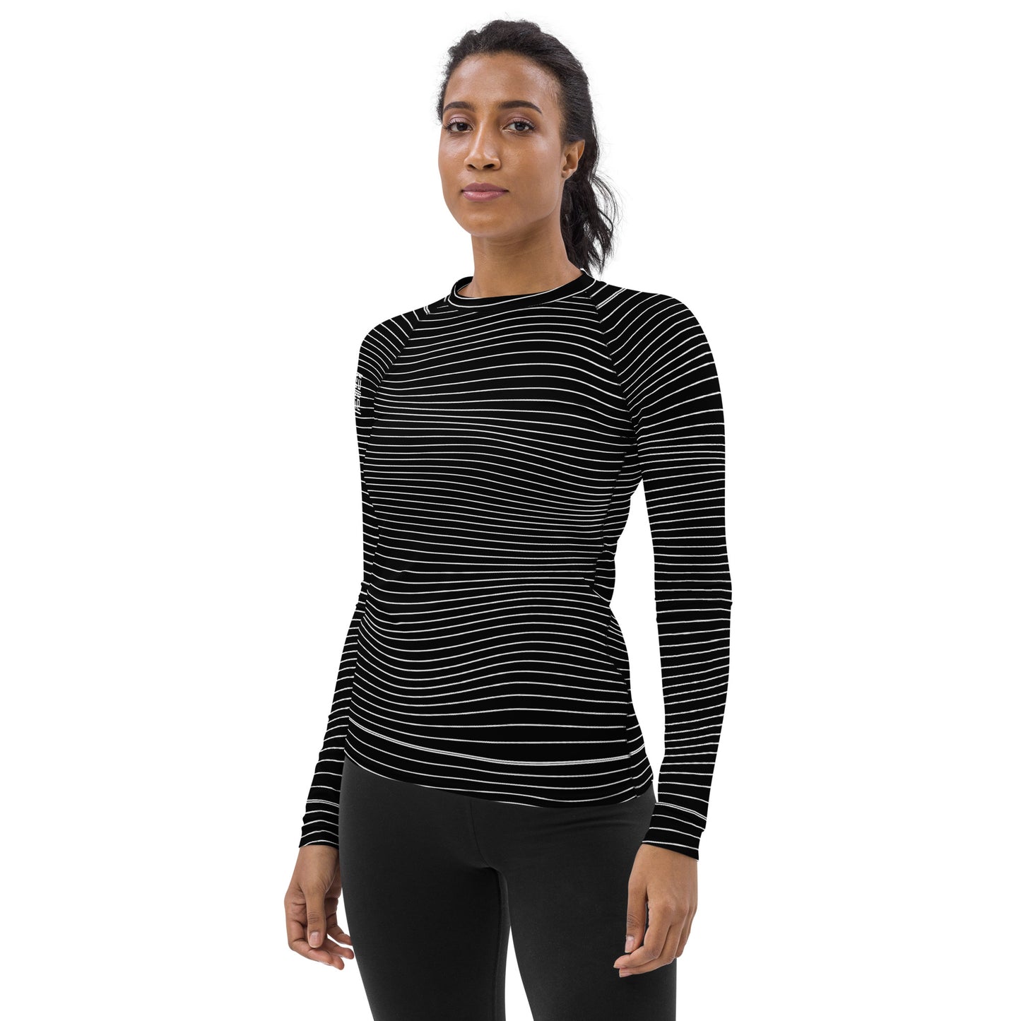 Women's Black Wave Rashguard