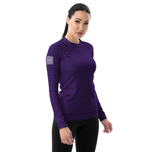 Women's Purple Wave Rashguard