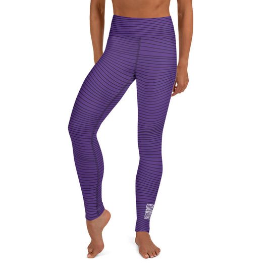 Women's Purple Wave Leggings