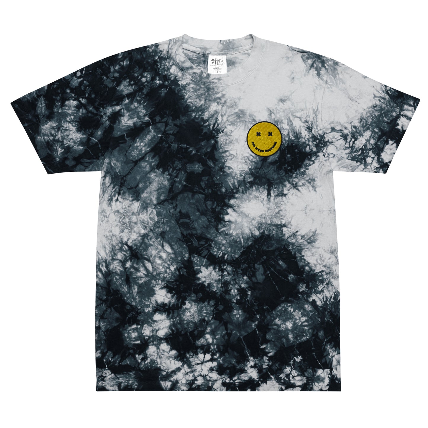 Oversized Smiley Tie Dye