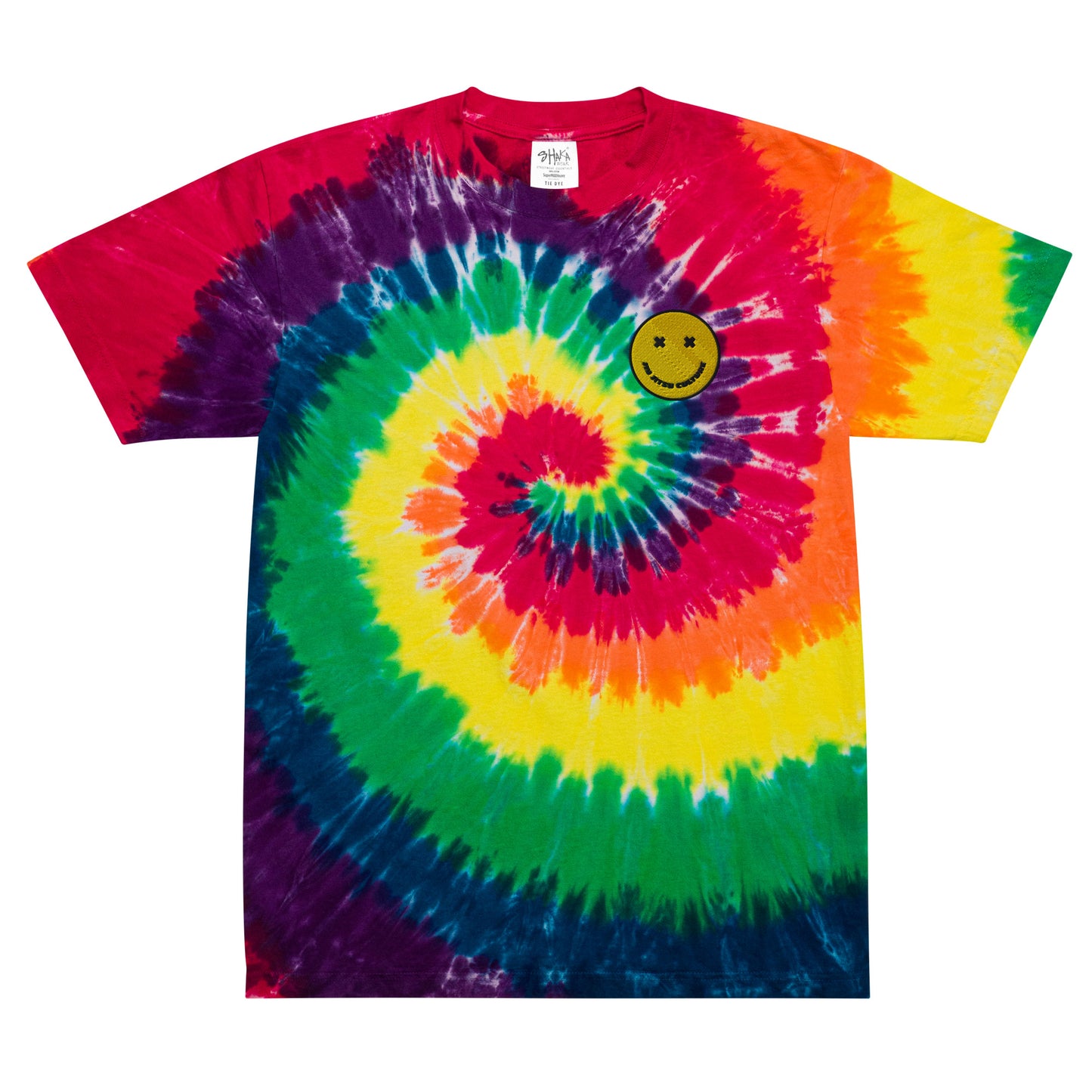 Oversized Smiley Tie Dye