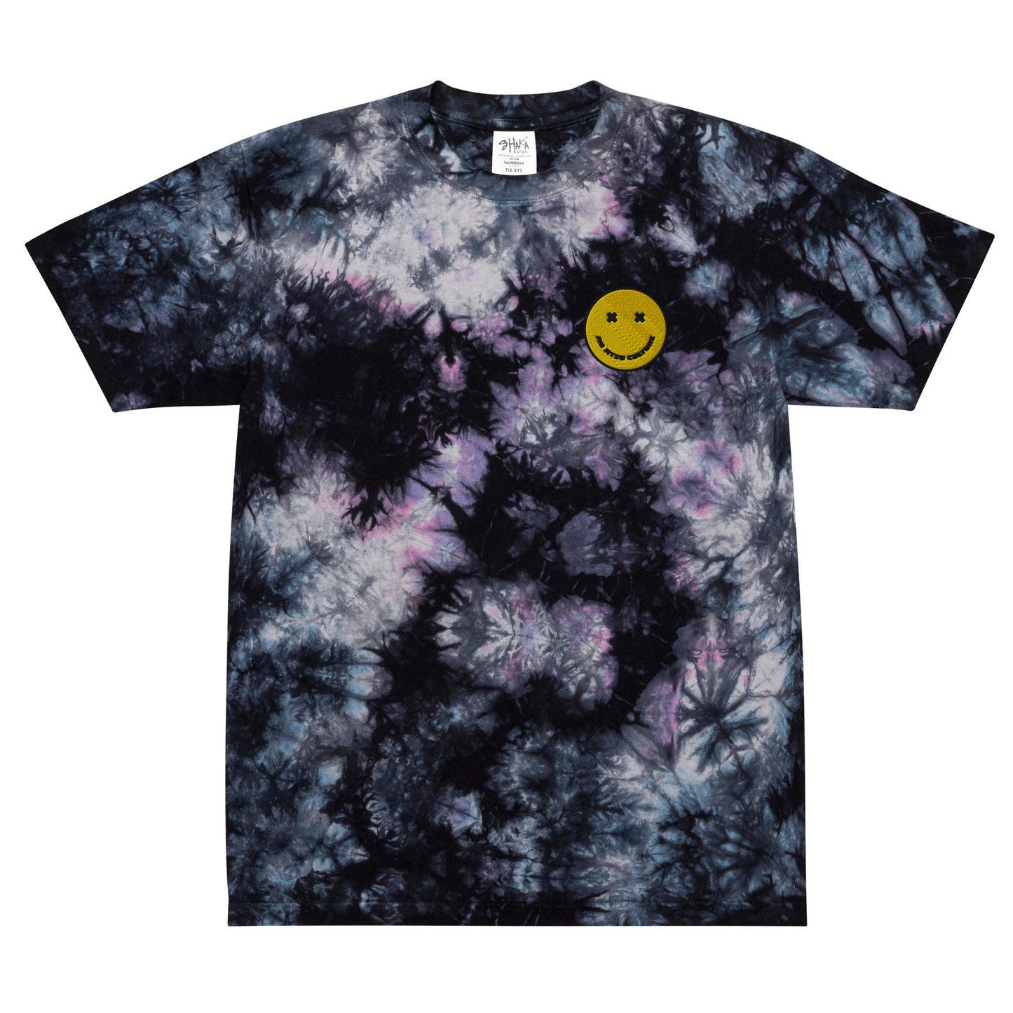 Oversized Smiley Tie Dye