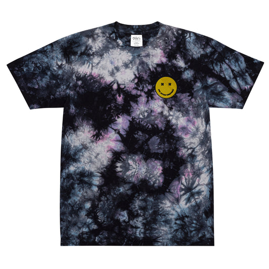 Oversized Smiley Tie Dye